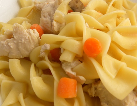 chicken and noodles