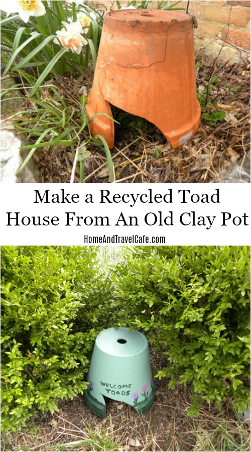 Make a Recycled Toad House From An Old Clay Pot DIY project