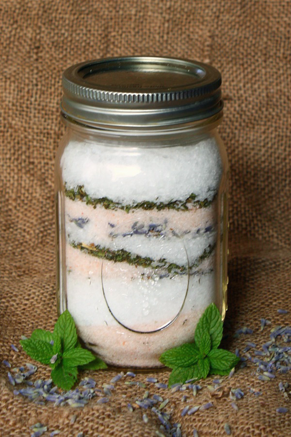 Peppermint Lavender DIY Body Products~ peppermint lavender bath salts