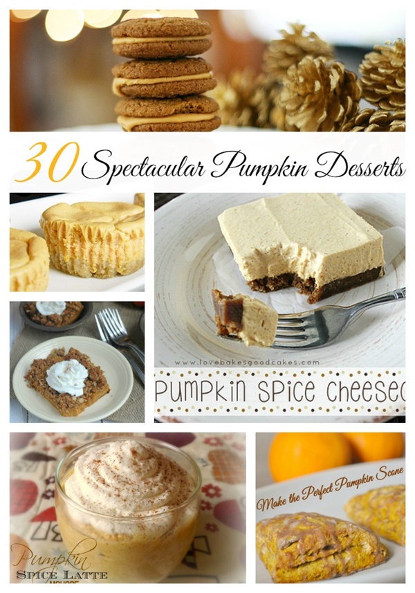 30 spectacular pumpkin desserts  (1)