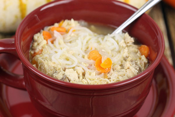Chicken miracle noodle soup recipe- Gluten free- low carb- Grain free Delicious!
