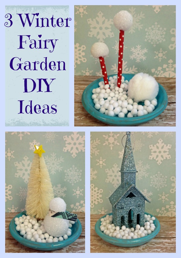 3 Fun Winter Fairy Garden DIY Ideas