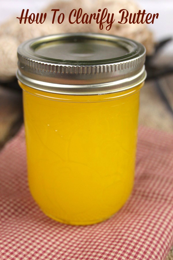 How to clarify butter, make ghee #clarifybutter #whole30 #paleo #grainfree #glutenfree #lowcarb