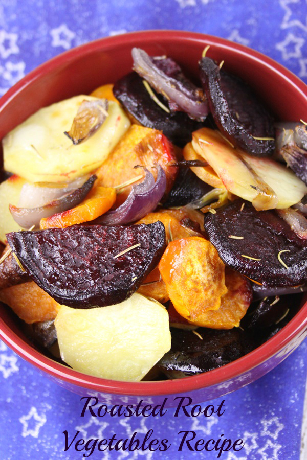 Roasted root vegetables recipe with rosemary, grain free, gluten free, Paleo, Whole30
