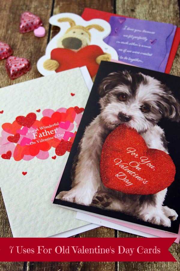 Uses for old Valentine's Day cards